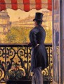L’homme au balcon2 Gustave Caillebotte